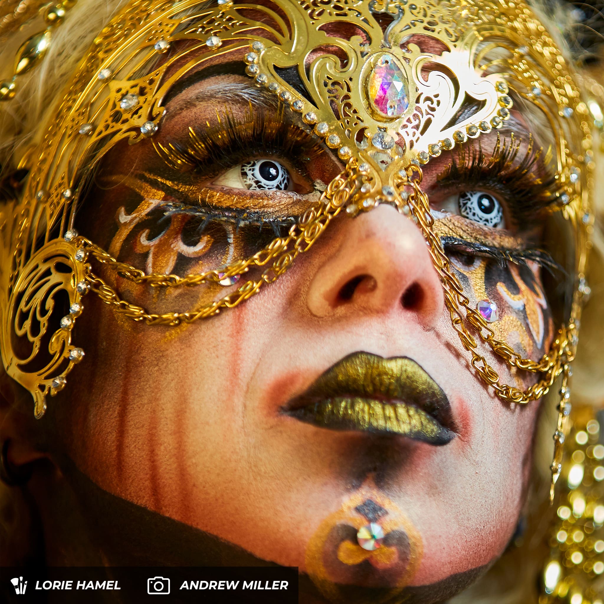 PRIMAL ® Necromancer - Black and White Color Contact lenses