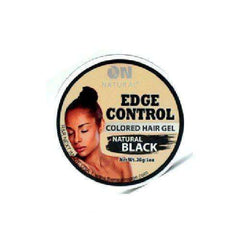 ON Natural Edge Control Colored Hair Gel - Natural Black