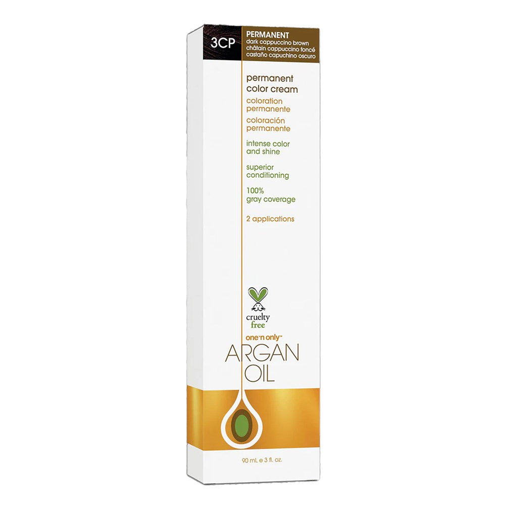 One 'n Only Argan Oil Permanent Hair Color - 3CP Dark Cappuccino Brown