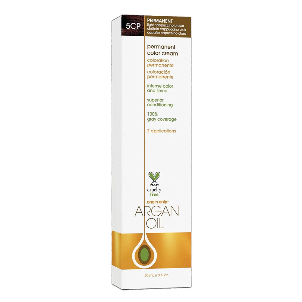 One 'n Only Argan Oil Permanent Hair Color - 5CP Light Cappuccino Brown