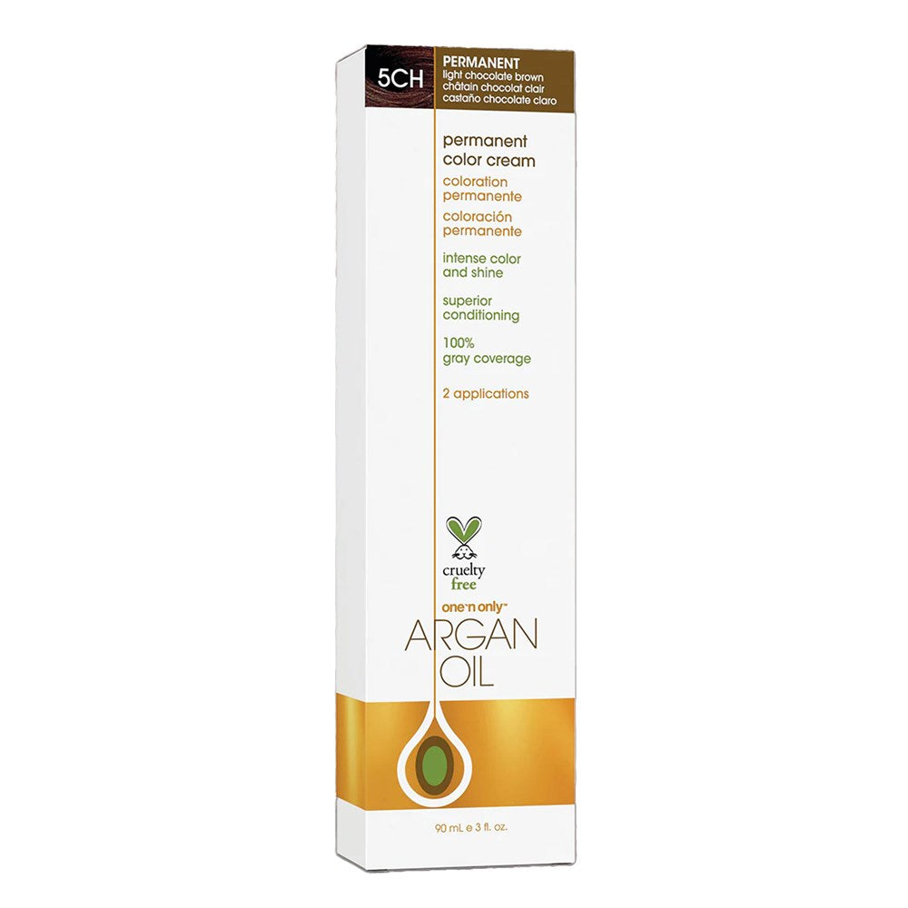 One 'n Only Argan Oil Permanent Hair Color - 5CH Light Chocolate Brown