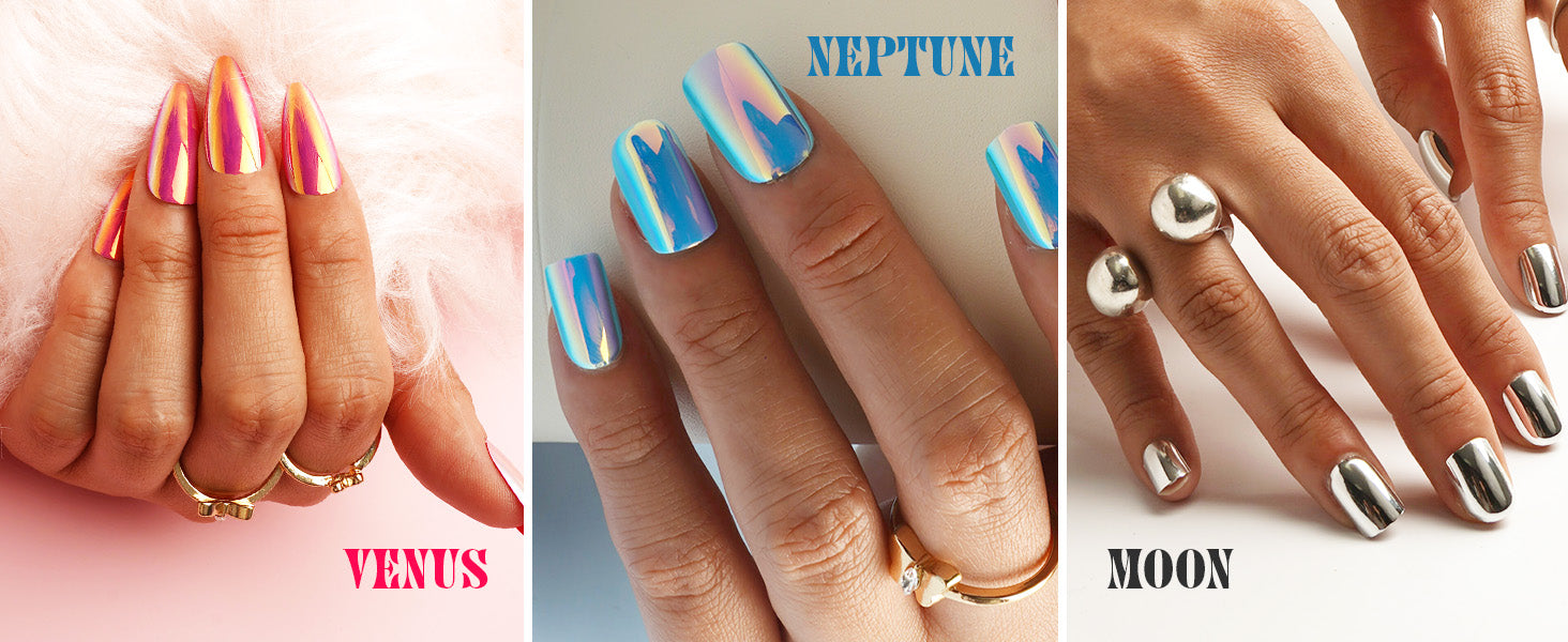 EBIN Press-On Nails Out Of This World - Venus #N3DO004 Long
