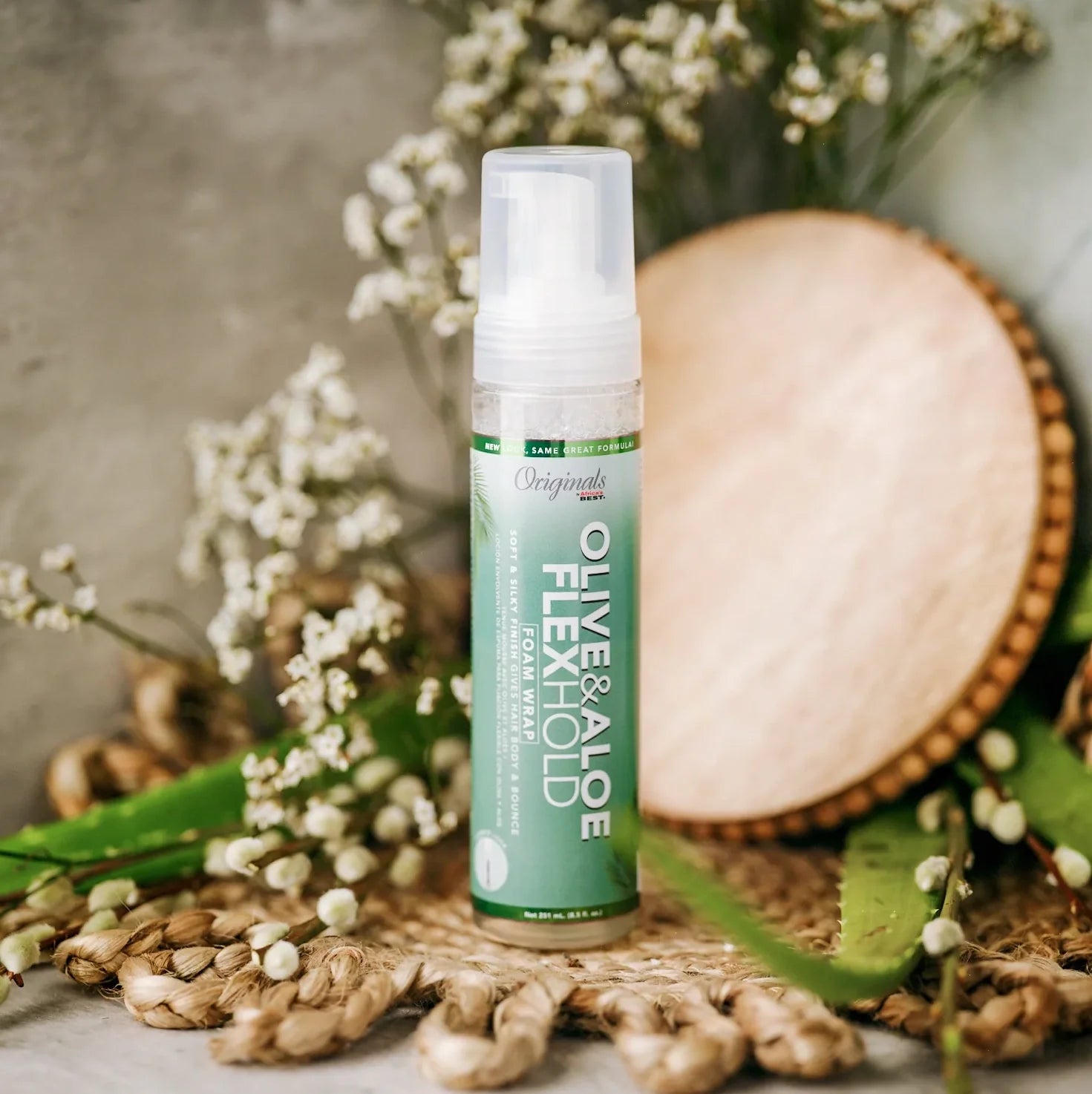 Olive & Aloe Flex Hold Foam Wrap