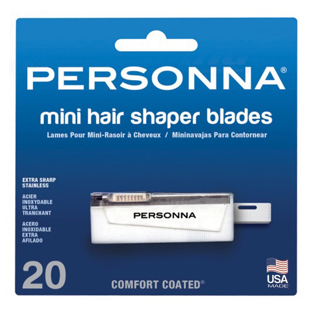 Personna Mini Hair Shaper Blades 20pcs