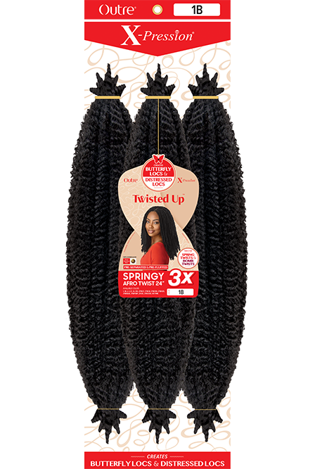 Outre 3X X-pression Twisted Up Springy Afro Twist 16"