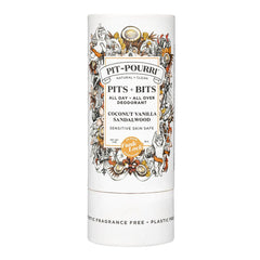Pit-Pourri Pits + Bits Natural Full Body Deodorant - Coconut, Vanilla & Sandalwood