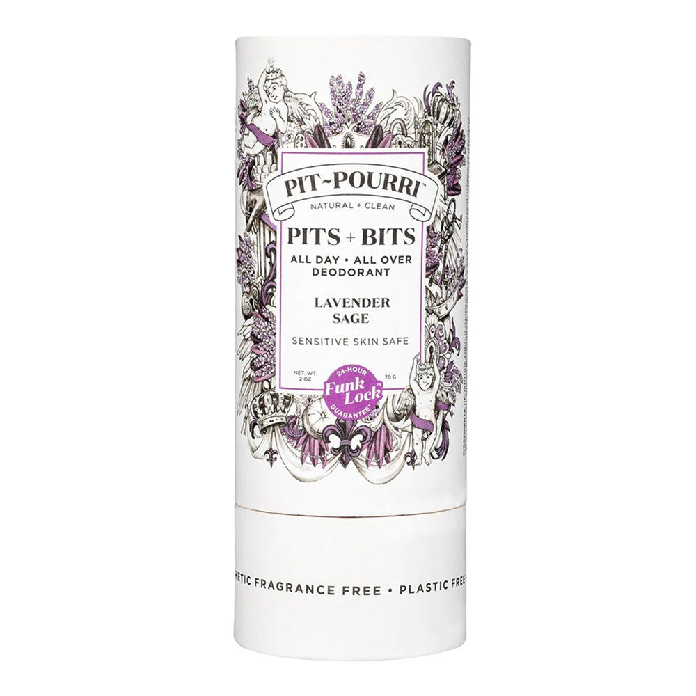 Pit-Pourri Pits + Bits Natural Full Body Deodorant - Lavender & Sage