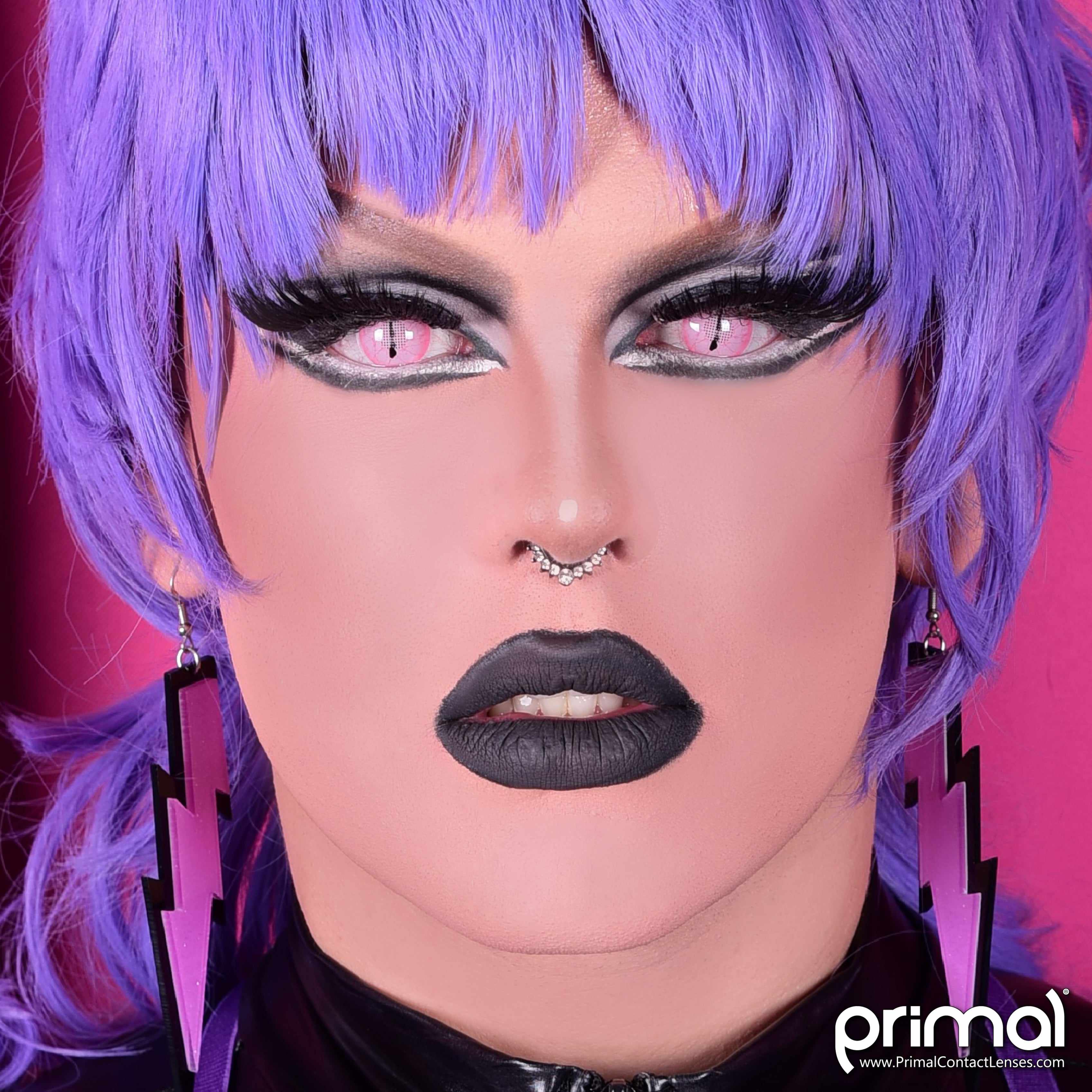 PRIMAL ® Slayer - Pink Cosplay Colored contact lenses