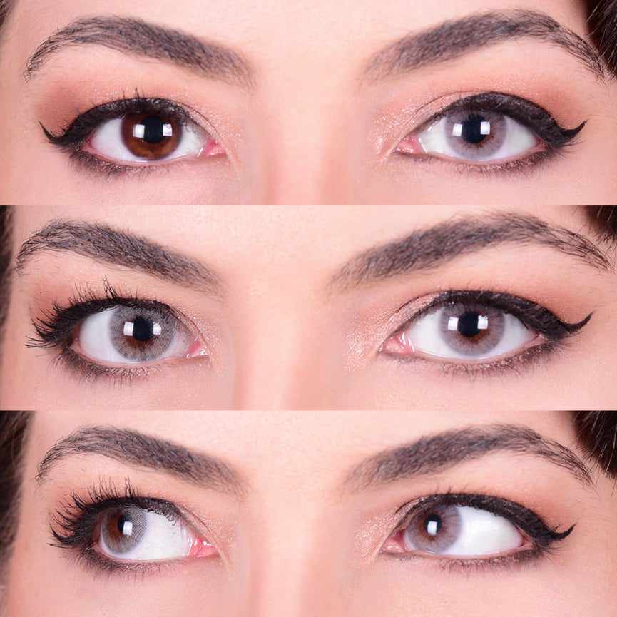 PRIMAL® Pure Ash - Grey Colored Contact Lenses