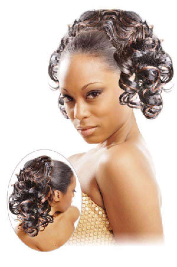 Magic Gold Drawstring Ponytail Lotus