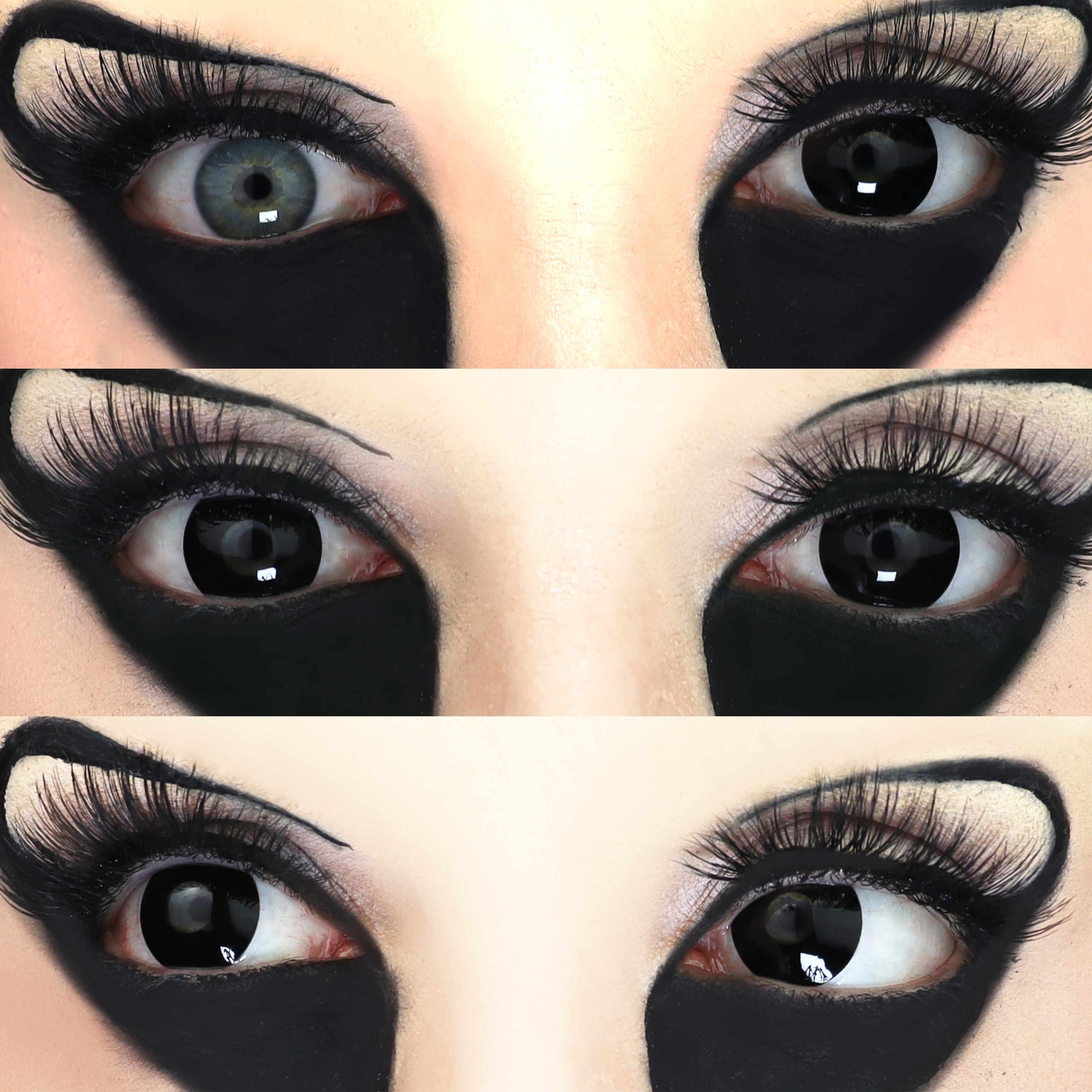 PRIMAL ® Possessed - Black Colored contact Lenses