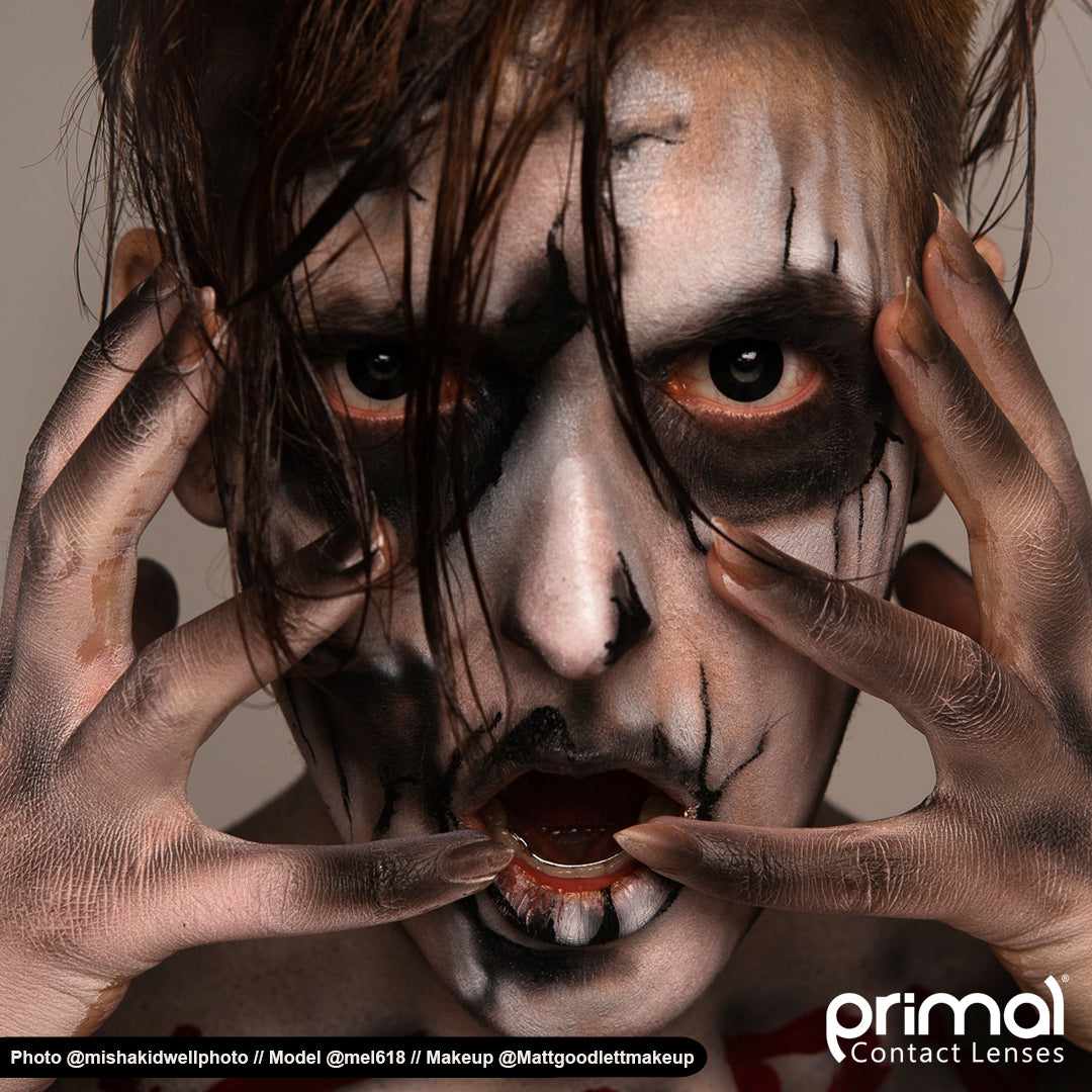 PRIMAL ® Possessed - Black Colored contact Lenses
