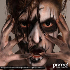PRIMAL ® Possessed - Black Colored contact Lenses