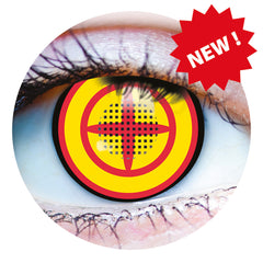 PRIMAL ® Power Yellow & Red Cosplay Contact Lenses