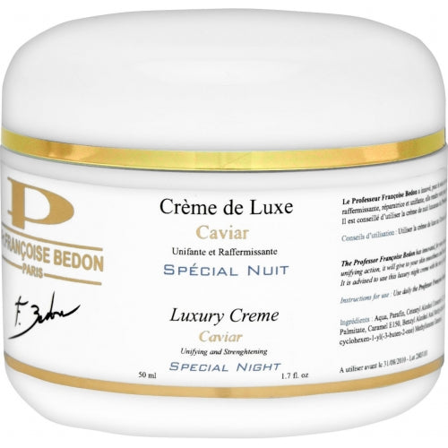 Pr. Françoise Bedon Pr. BEDON® CAVIAR LUXE CRÈME NUIT Unifiante - Authentic Skincare Treatment