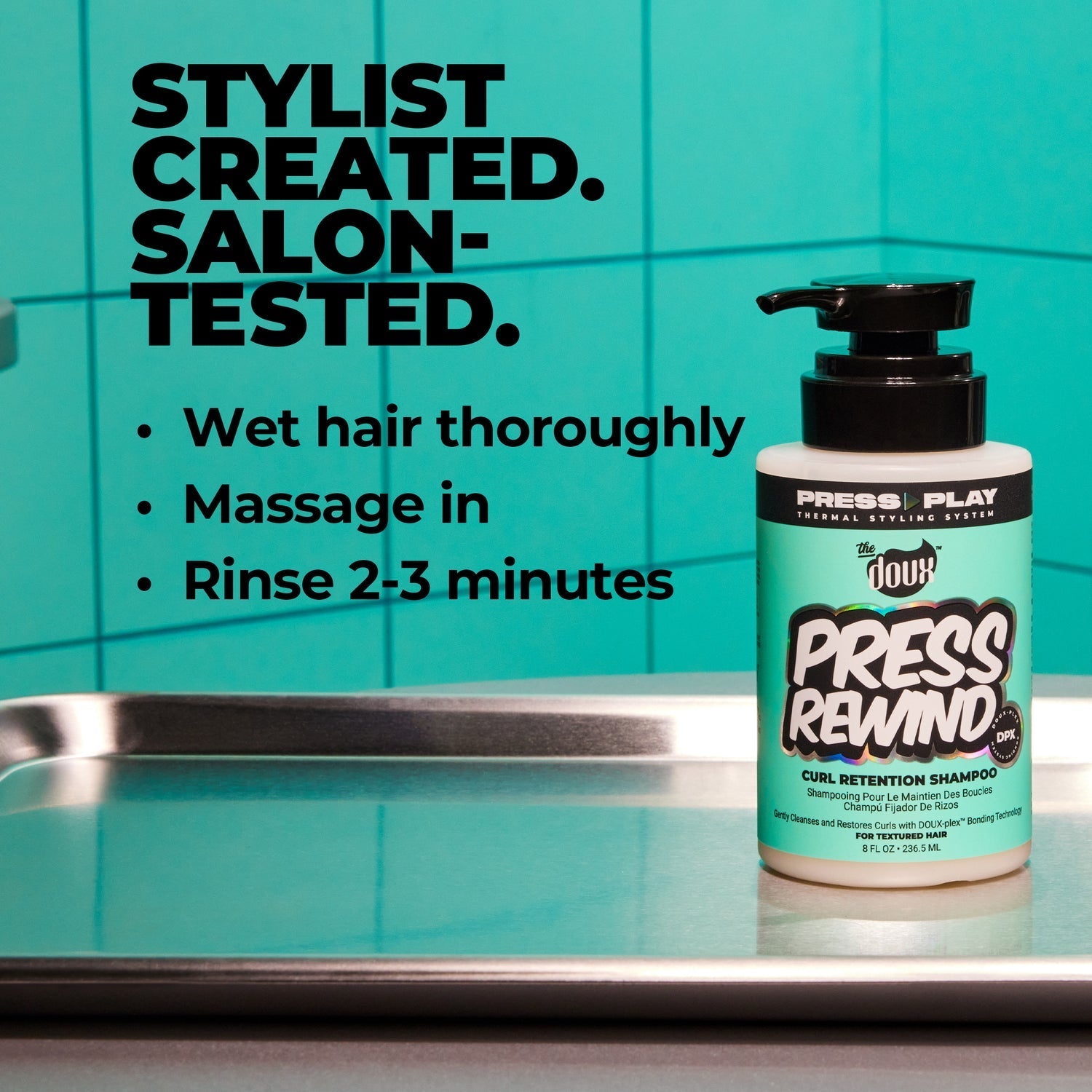 The Doux Press Play Press Rewind Curl Retention Shampoo