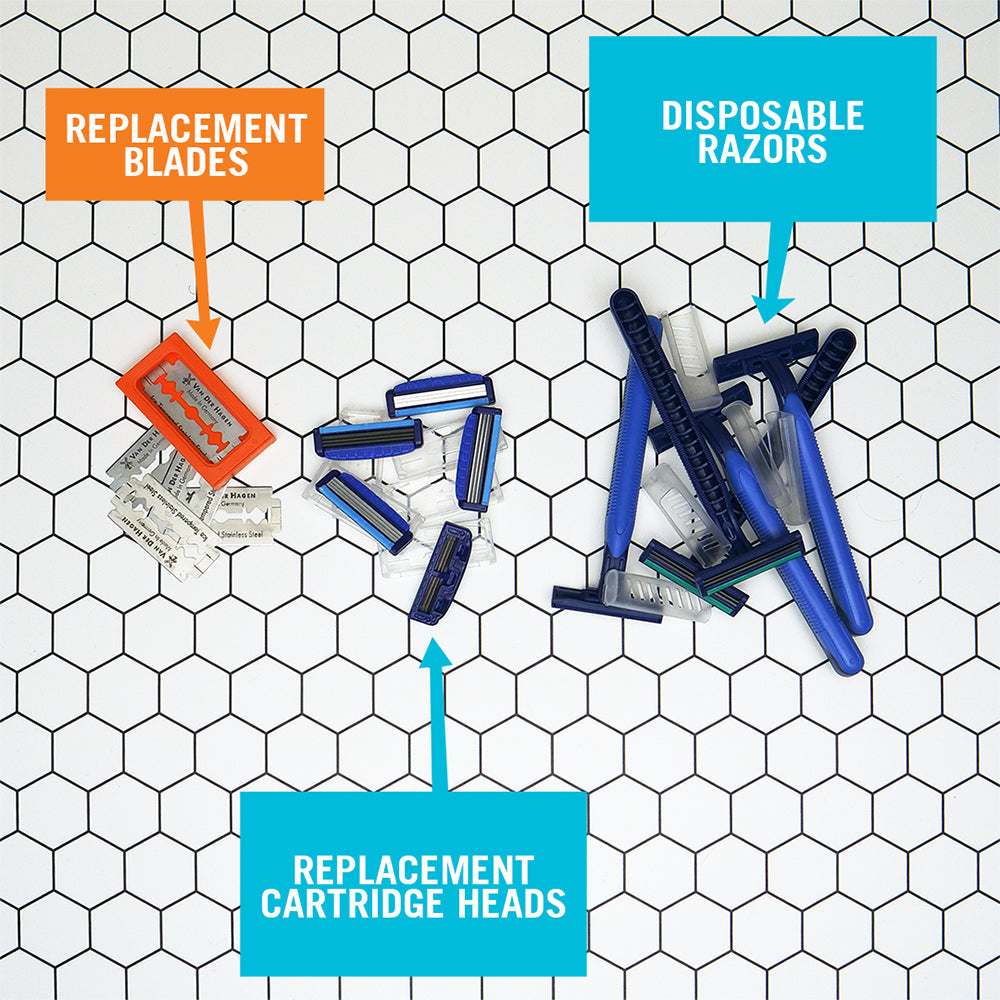 Van Der Hagen Double Edge Stainless Steel Razor Blades