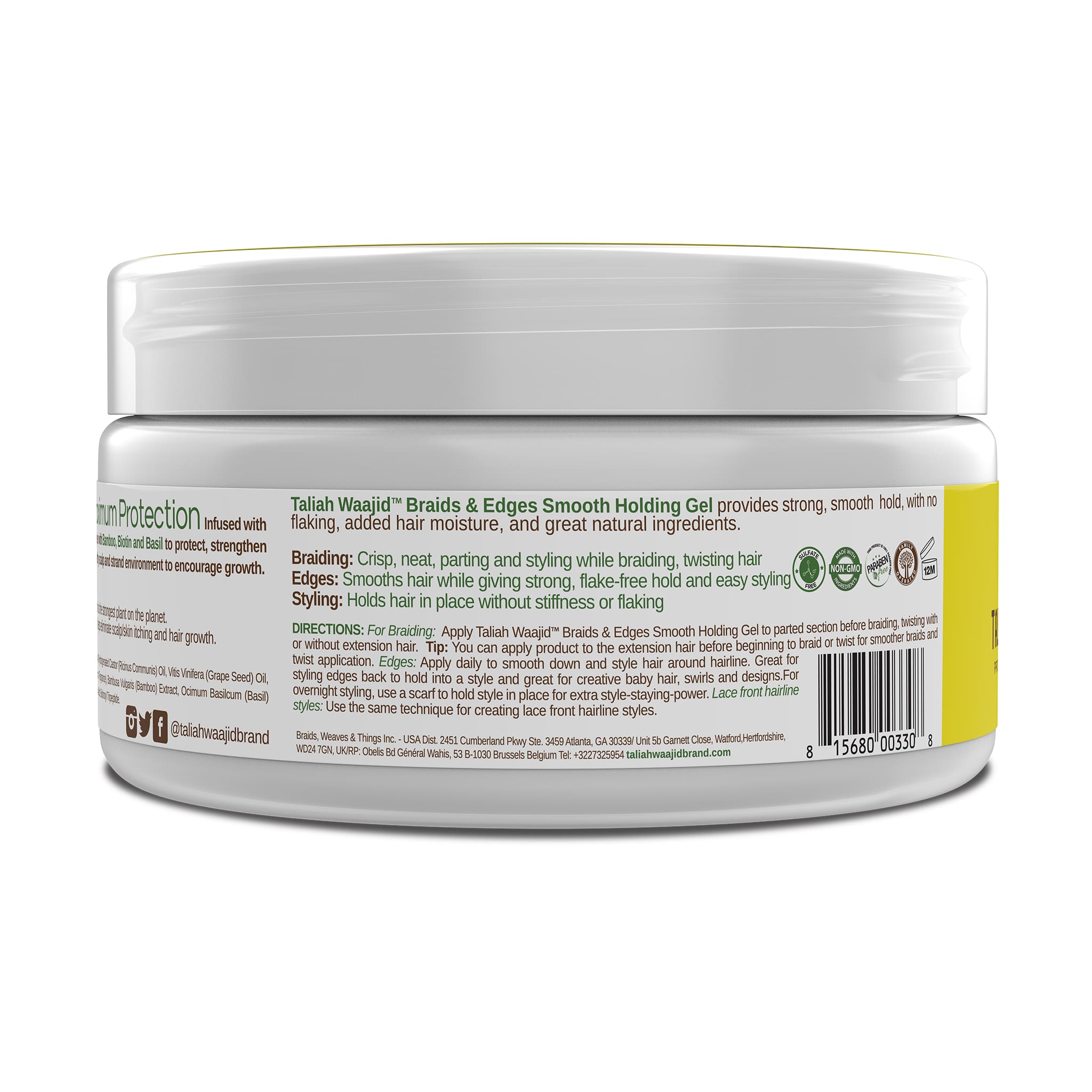 Taliah Waajid Protective Styles Braids & Edges Smooth Holding Gel