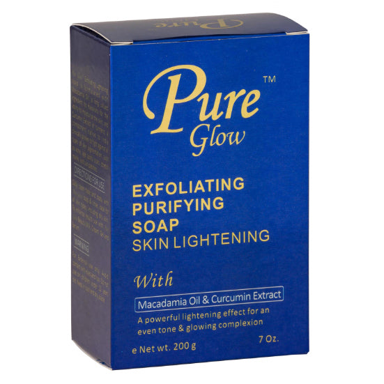 Glow PURE GLOW ® SAVON Exfoliant Purifiant. Eclaircissant pour la Peau - Authentic Skincare Treatment