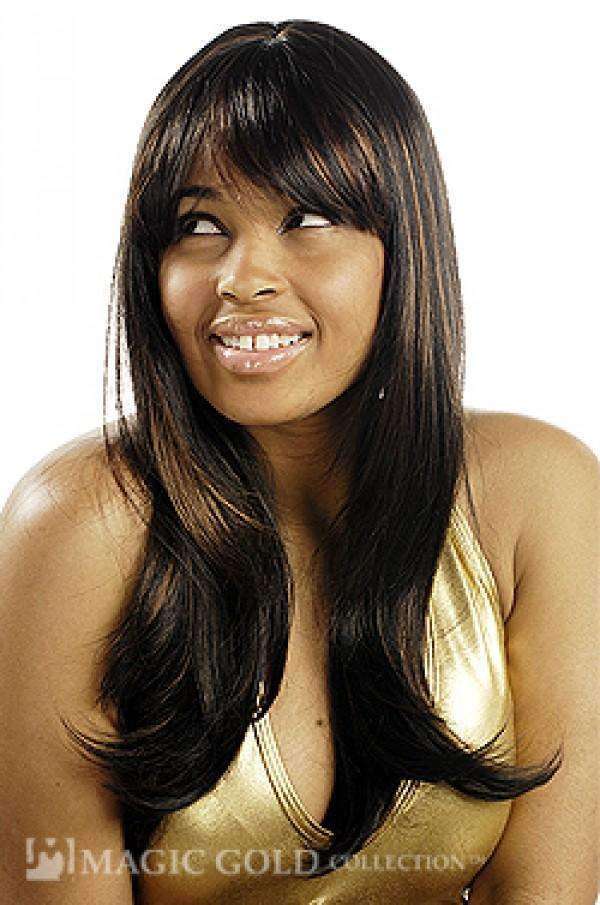 Magic Gold Synthetic "Quick Do Weave" Wig #19