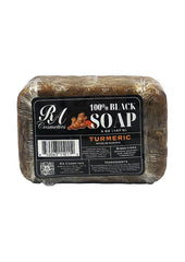 RA Cosmetics 100% Black Soap w/ Tumeric