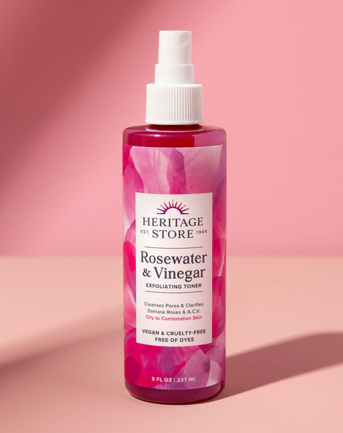 Heritage Store Rosewater & Vinegar Exfoliating Toner