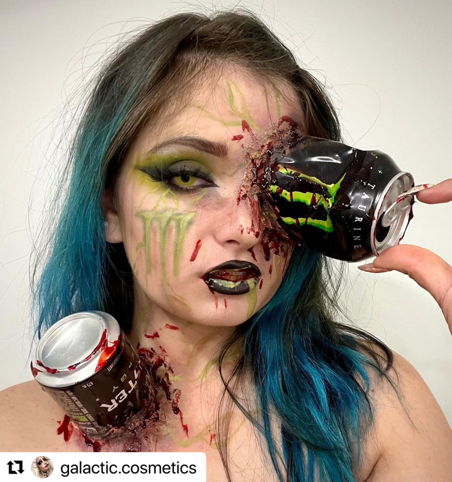 PRIMAL ® Raven - Yellow Colored contact Lenses