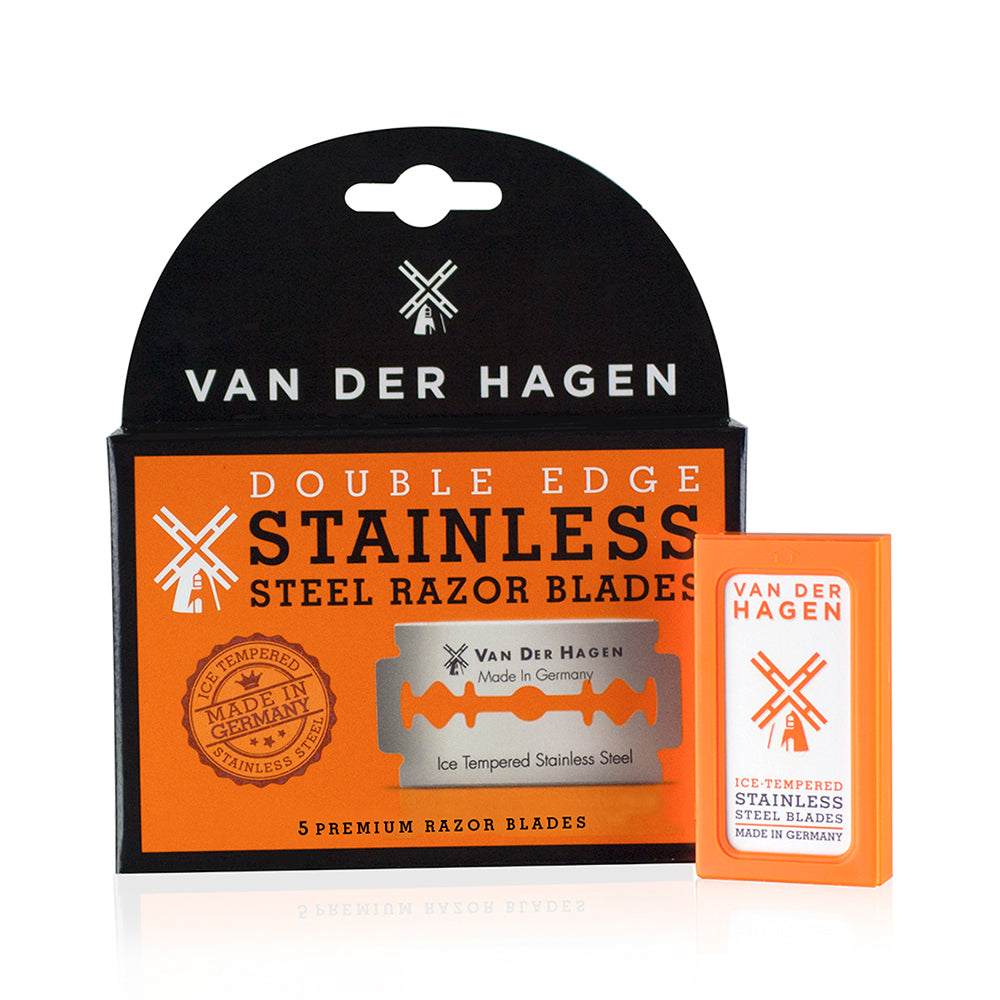 Van Der Hagen Double Edge Stainless Steel Razor Blades