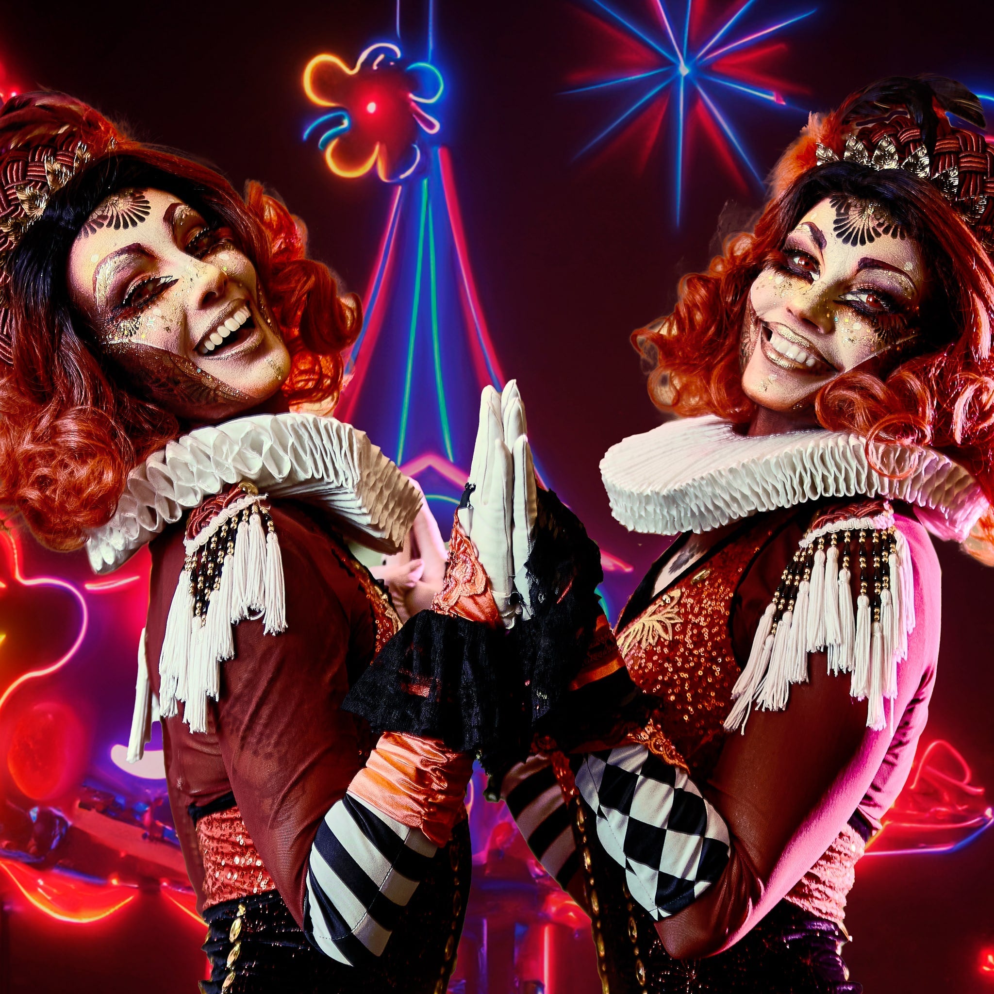 PRIMAL ® Red Mini Sclera - Red Colored contact Lenses