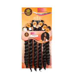 Mary Queen BioProtein™ Romance Curl 6-Bundle Hair Set – 14"–18"