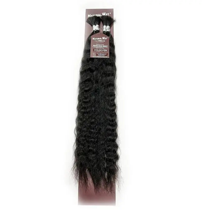 Natural Way 100% Human Hair Peruvian Remy Hair Super Bulk