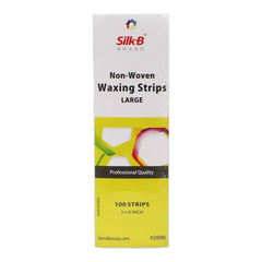 Silk B Professional Non-Woven Pre-Cut Waxing Strips 3 x 9" 100pcs
