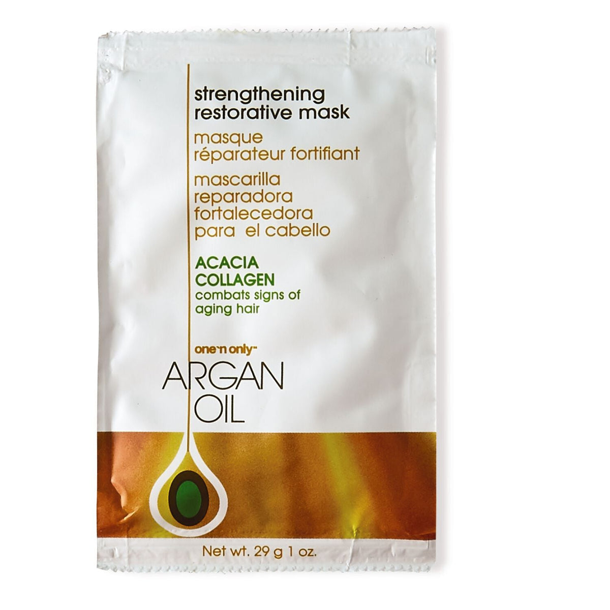 One 'n Only Argan Oil Strengthening Restorative Mask Packette