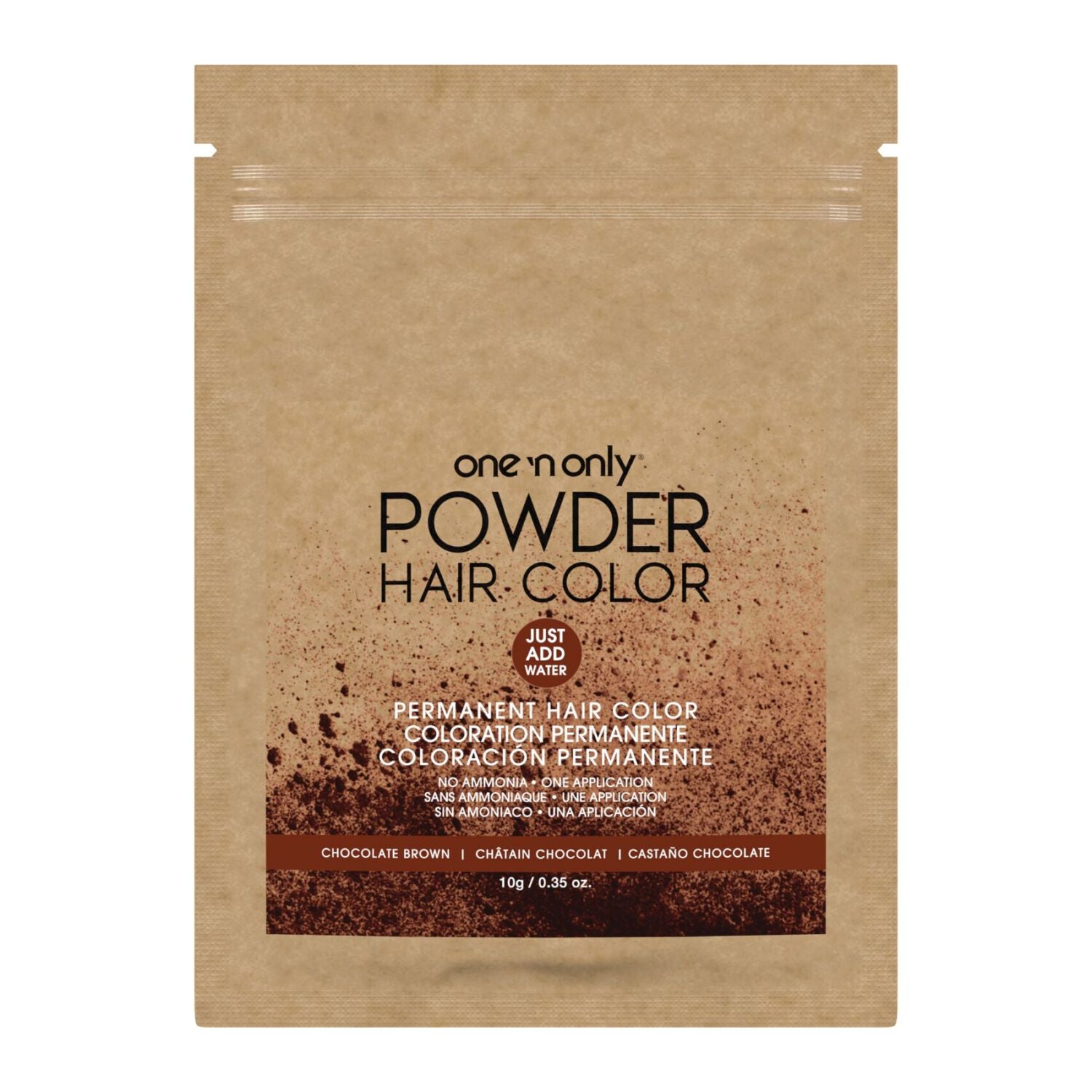 One 'n Only Powder Permanent Hair Color Packet - Chocolate Brown