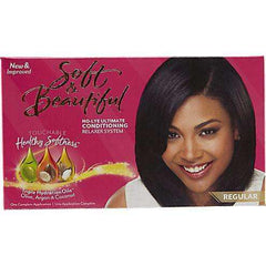 Soft & Beautiful No Lye Relaxer Conditioning Kit - Regular