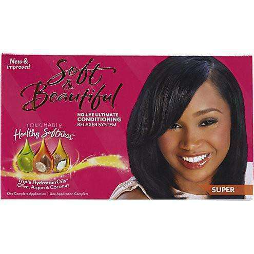 Soft & Beautiful No Lye Conditioning Relaxer Kit - Super