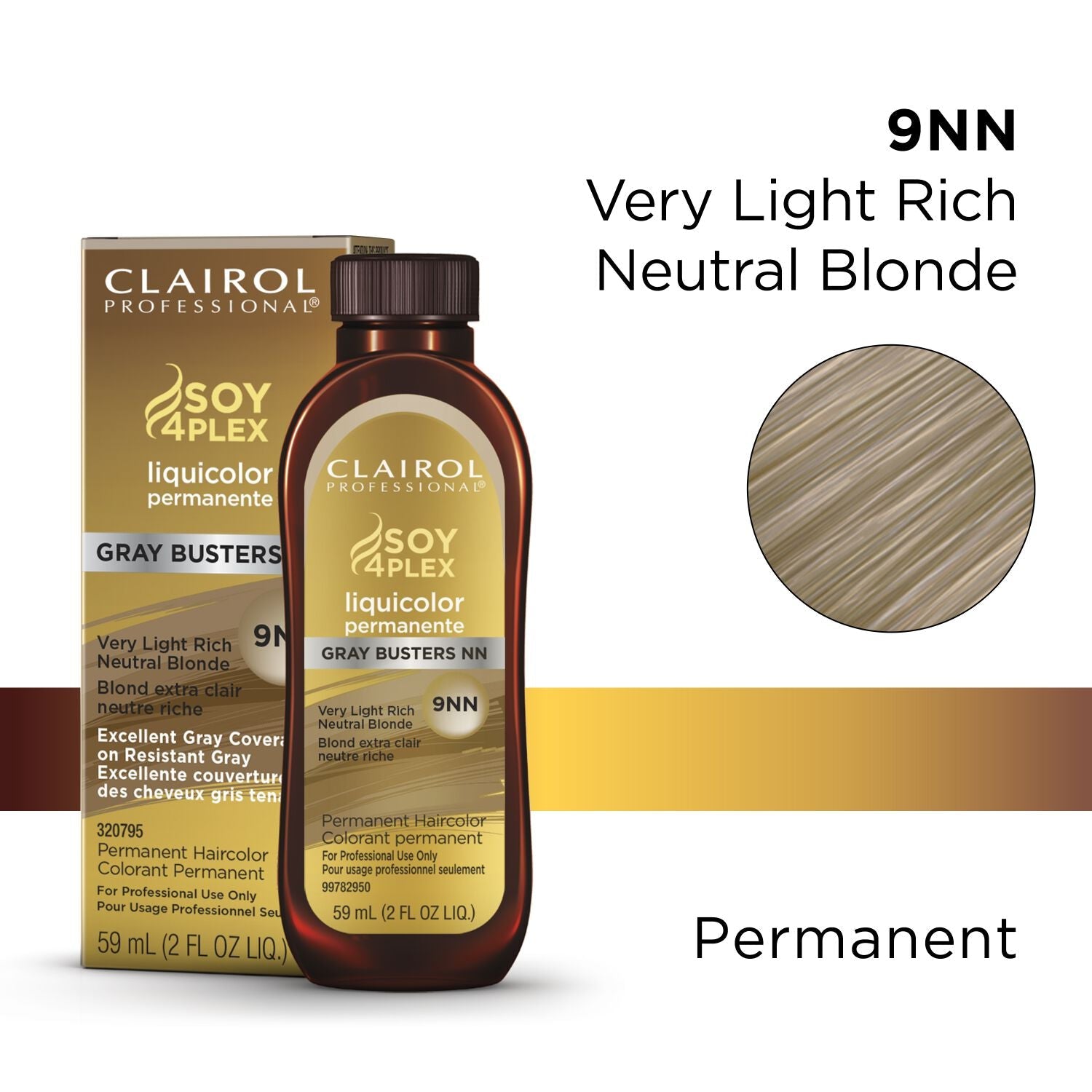 Clairol Professional SOY4PLEX LiquiColor Permanent Hair Color - 9NN Very Light Rich Neutral Blonde