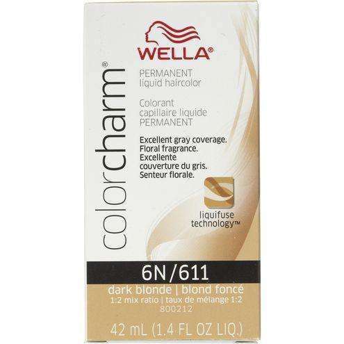 Wella Color Charm Permanent Liquid Hair Color - 6N/611 Dark Blonde
