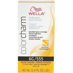 Wella Color Charm Permanent Liquid Hair Color - 6G/555 Hazel Blonde