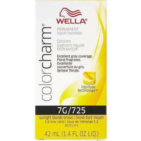 Wella Color Charm Permanent Liquid Hair Color - 7G/725 Sunlight Blonde Brown