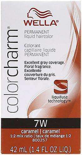 Wella Color Charm Permanent Liquid Hair Color - 7W Caramel