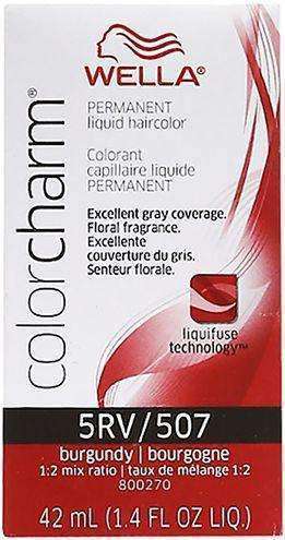 Wella Color Charm Permanent Liquid Hair Color - 5RV/507 Burgundy