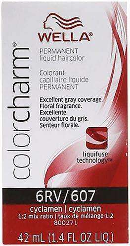 Wella Color Charm Permanent Liquid Hair Color - 6RV/607 Cyclamen