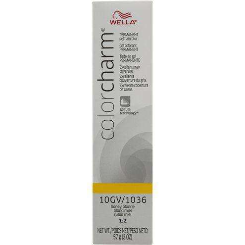 Wella Color Charm Gel Permanent Hair Color - 10GV/1036 Honey Blonde