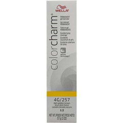Wella Color Charm Gel Permanent Hair Color - 4G/257 Dark Golden Brown