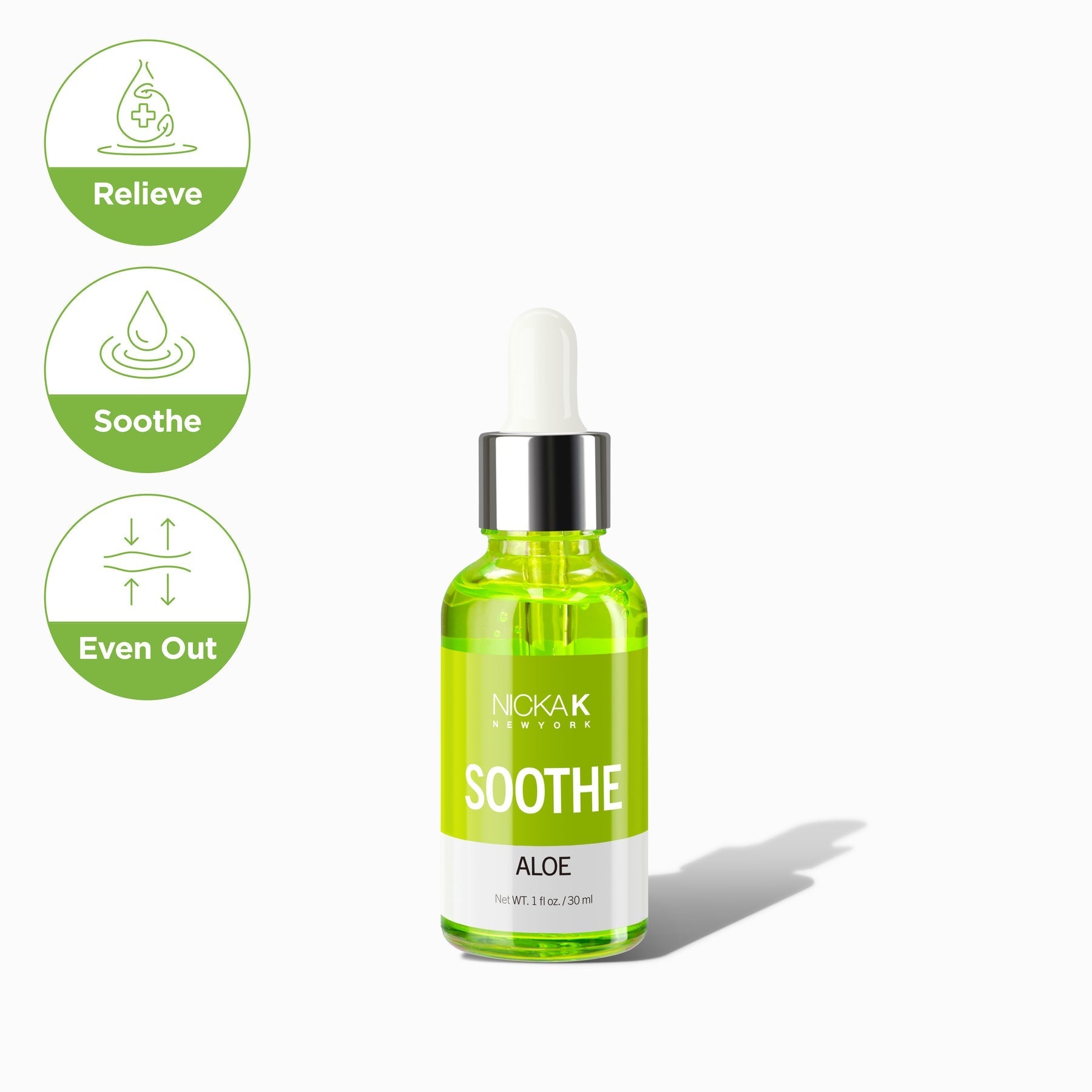 Nicka K Soothe Facial Serum - Aloe