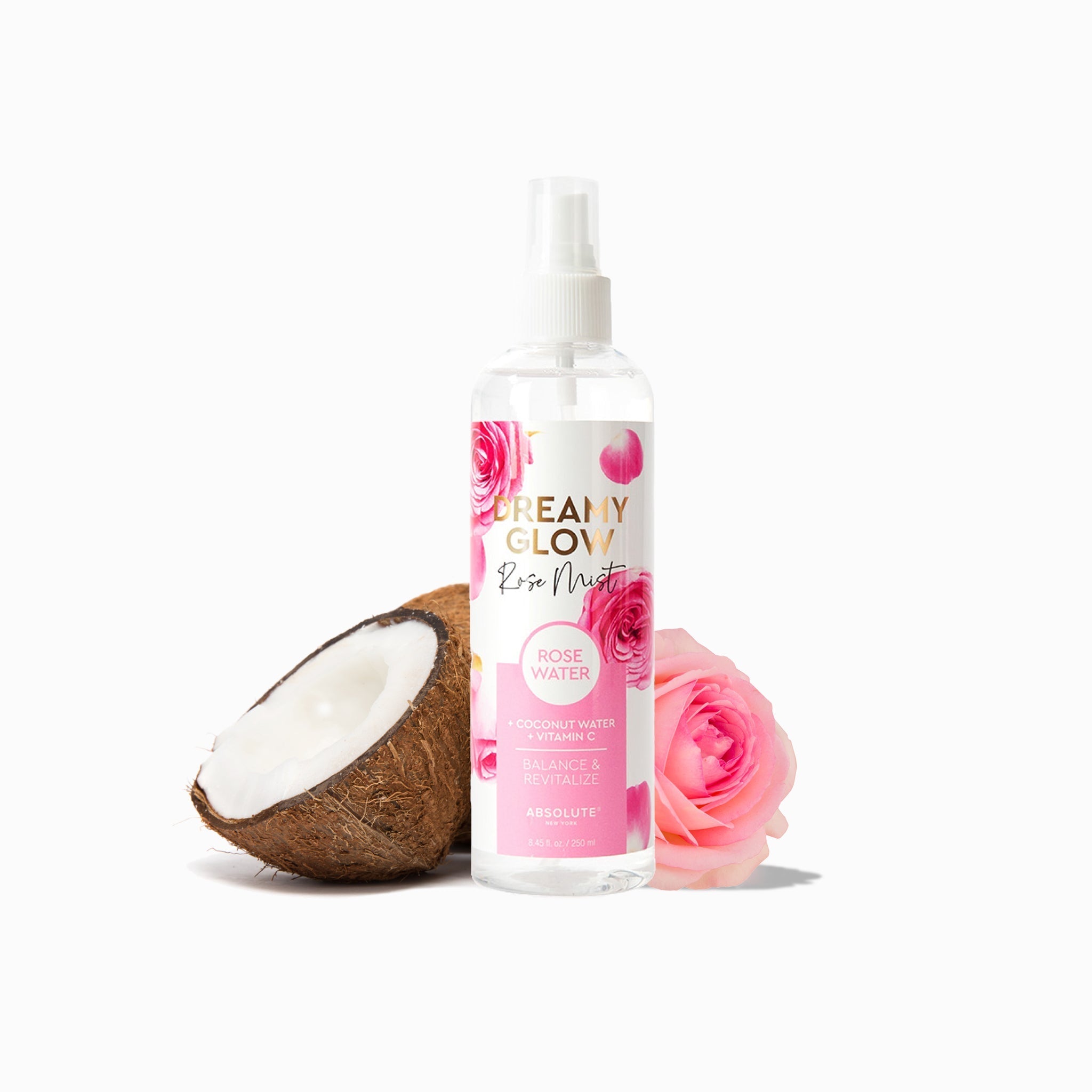 Nicka K Dreamy Glow Pink Rose Water Mist - Balance & Revitalize