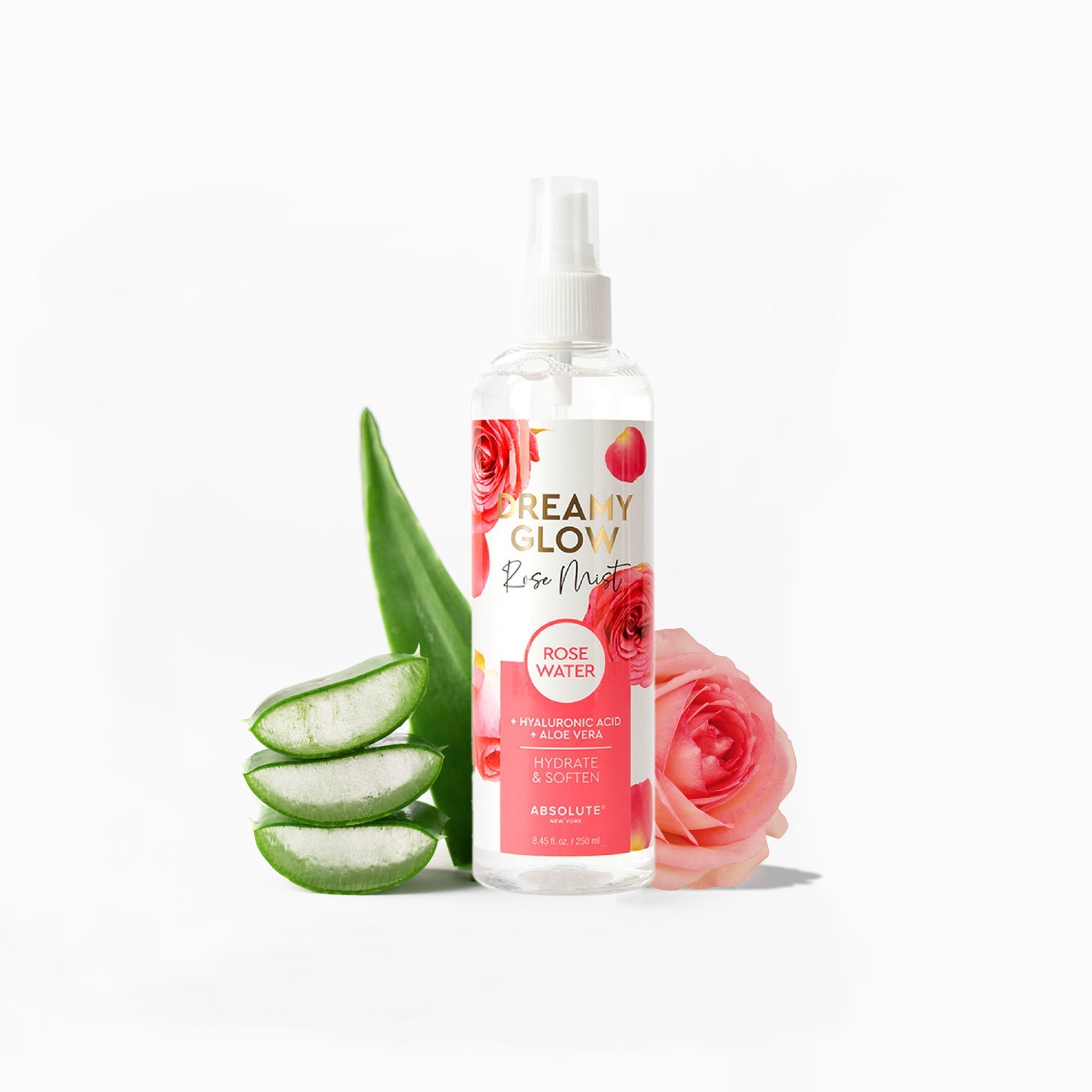 Nicka K Dreamy Glow Rose Water Mist - Hydrate & Soften