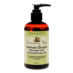 SUNNY ISLE Massage & Aromatherapy Oil Lemon Grass (8oz)