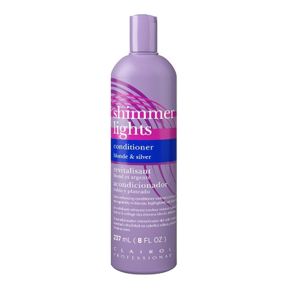 Clairol Professional Shimmer Lights Purple Conditioner for Blonde & Silver Hair 8oz